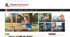 Desktop Screenshot of fitnessoptimized.com